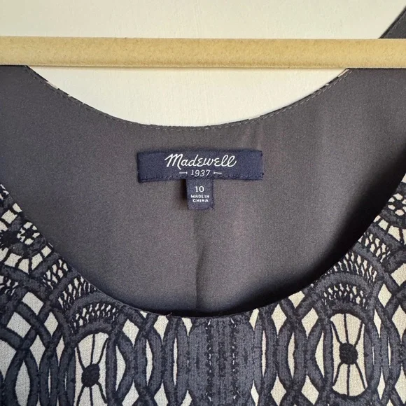 Madewell Sleeveless Maxi Dress - Black and Tan - Picture 3 of 6